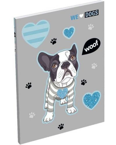 Σημειωματάριο Lizzy Card We Love Dogs Woof - А7 - 1