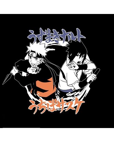 Κοντομάνικη μπλούζα  ABYstyle Animation: Naruto Shippuden - Naruto & Sasuke, μέγεθος XL - 2