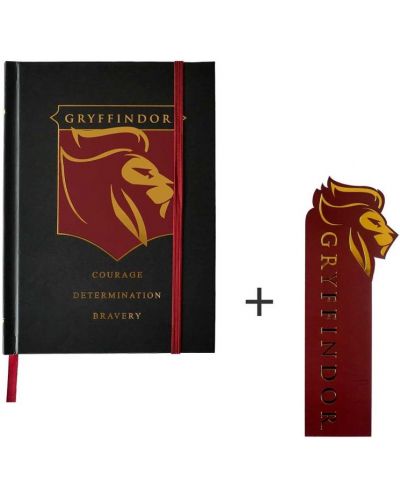 Σημειωματάριο με διαχωριστικό βιβλίων CineReplicas Movies: Harry Potter - Gryffindor, Α5 μορφή - 6