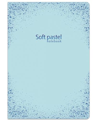 Τετράδιο Lastva Soft Pastel - А4, 52 φύλλα, φαρδιές σειρές, με 2 πλαίσια, ποικιλία - 1