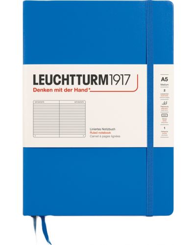 Σημειωματάριο Leuchtturm1917 New Colours - А5, lined, Sky, σκληρά εξώφυλλα - 1