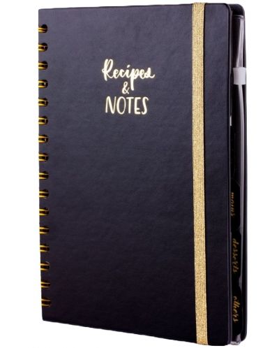 Σημειωματάριο συνταγών Victoria's Journals - ТΣκληρό εξώφυλλο, 112 φύλλα, А5 - 1