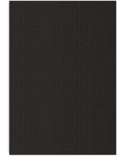 Σημειωματάριο Liberty Tudor - A5, μαύρο, ανάγλυφο - 3