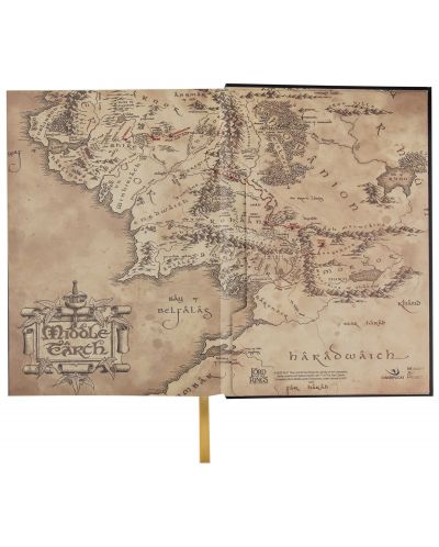 Σημειωματάριο CineReplicas Movies: The Lord of the Rings - Middle Earth Map - 2
