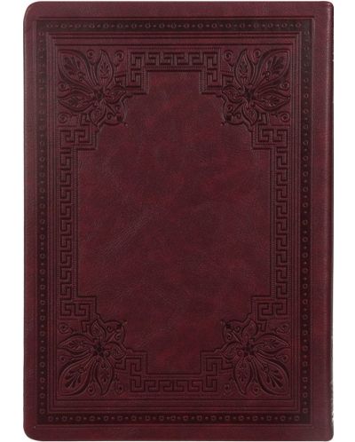Σημειωματάριο Victoria's Journals Old Book - В6, 128 φύλλα, μπορντό - 2