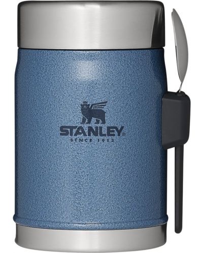 Θερμικό βάζο για φαγητό  με κουτάλι  Stanley The Legendary - Hammertone Lake, 400 ml - 1