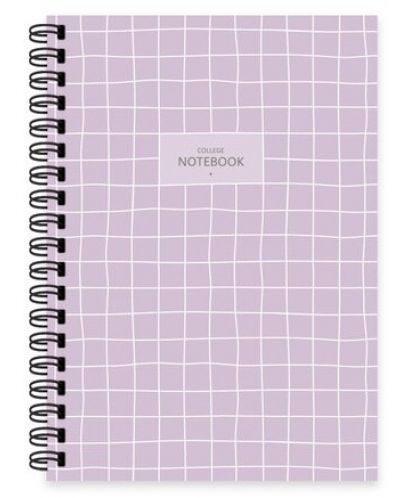 Σημειωματάριο  Keskin Color - Lilac, А6, 80 φύλλα, ποικιλία - 1