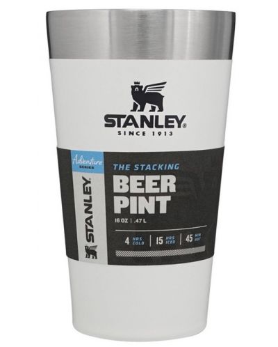 Θέρμο Κύπελλο για μπύρα Stanley The Stacking -λευκό,470 ml - 1