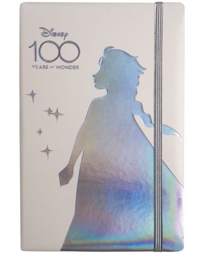 Τετράδιο с ластик Cool Pack Opal - Disney 100, Frozen, A5, φαρδιές σειρές, 80 φύλλα - 1