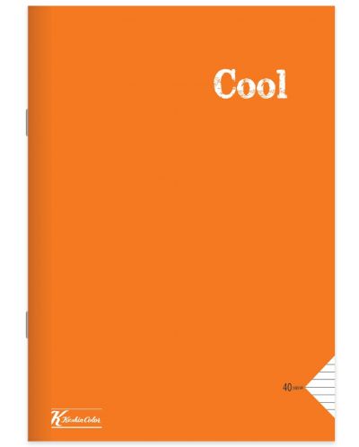 Τετράδιο Keskin Color - Cool, А4, 80 φύλλα, φαρδιές σειρές, ποικιλία - 1