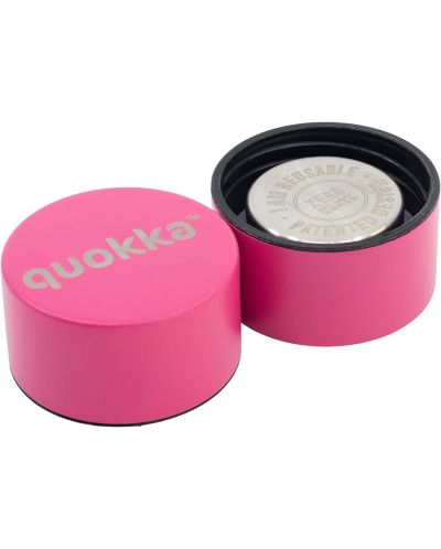 Θερμικό μπουκάλι Quokka Solid - Raspberry Pink, 630 ml - 2