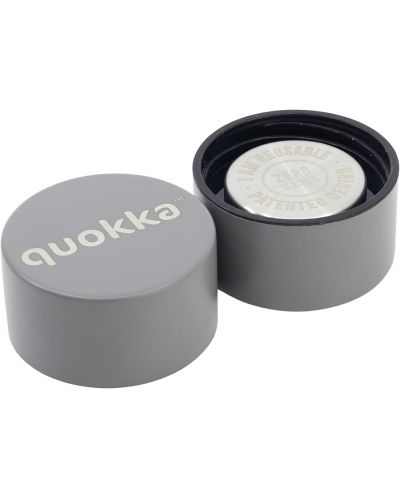 Θερμικό μπουκάλι Quokka Solid - Grey, 510 ml - 2