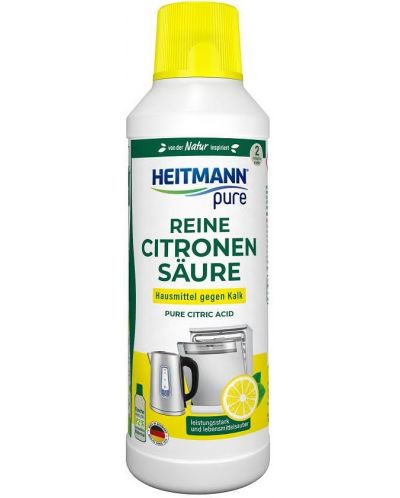 Υγρό κιτρικό οξύ Heitmann - Pure, 500 ml - 1