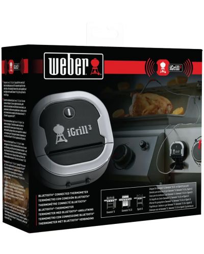Θερμόμετρο τροφίμων Weber - iGrill3, Bluetooth, 2 αισθητήρες - 6