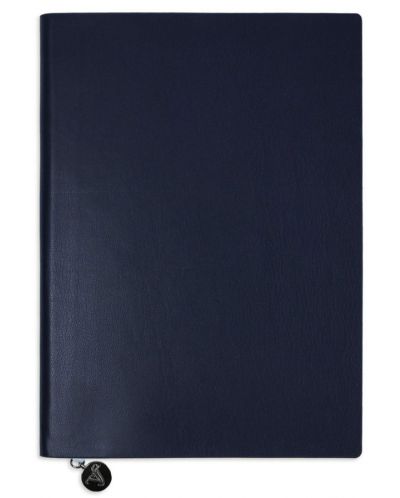 Σημειωματάριο Victoria's Journals Smyth Flexy - Σκούρο μπλε, πλαστικό εξώφυλλο, 96 φύλλα, А5 - 1