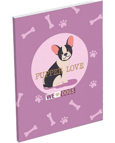 Σημειωματάριο A7 Card Lizzy We Love Dogs Pups - 1