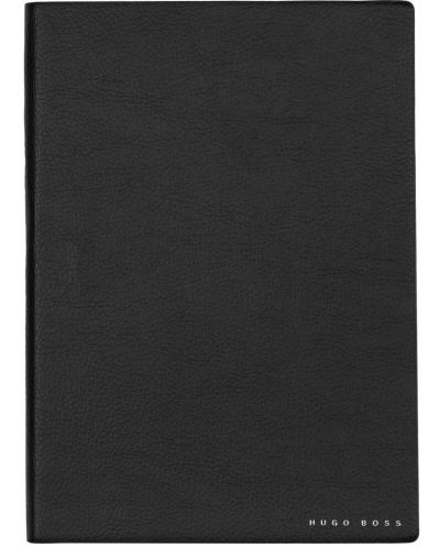 Σημειωματάριο Hugo Boss Essential Storyline - A5, διακεκομμένες σελίδες, μαύρο - 3
