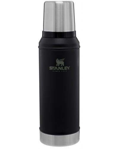 Θερμικό μπουκάλι  Stanley The Legendary - Matte Black Pebble, 0.75 l - 1