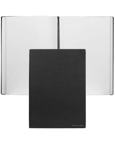 Σημειωματάριο Hugo Boss Essential Storyline - B5,  λευκά φύλλα, μαύρο - 3