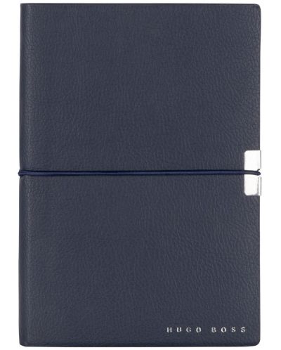 Σημειωματάριο Hugo Boss Elegance Storyline - A5,  λευκά φύλλα, σκούρο μπλε - 2