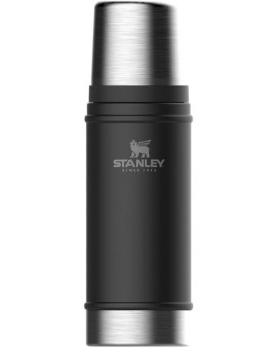 Θερμικό μπουκάλι  Stanley The Legendary - Matte Black Pebble, 0.47 l - 1