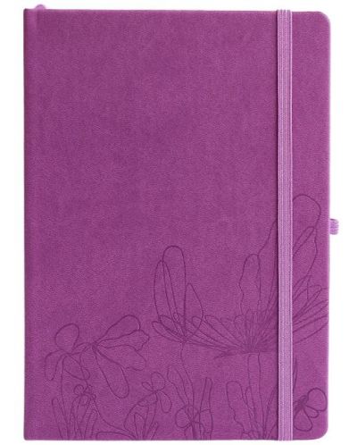 Σημειωματάριο με σκληρό εξώφυλλο Blopo - Blossom Book, διακεκομμένες σελίδες - 1