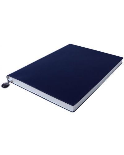 Σημειωματάριο Victoria's Journals Smyth Flexy - Σκούρο μπλε, πλαστικό εξώφυλλο, 96 φύλλα, А5 - 3