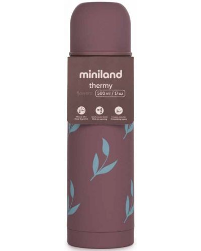 Θερμός   Miniland - Terra, Flowers, 500 ml - 4