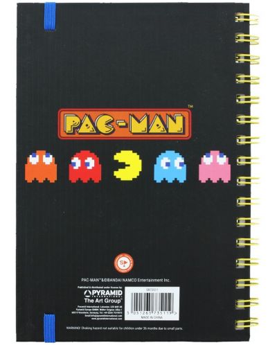 Σημειωματάριο  Pyramid Games: Pac-Man - High Score, με σπιράλ, μορφή Α5 - 5