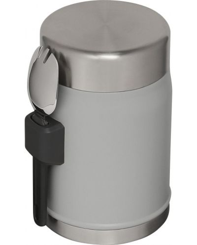 Θερμικό βάζο για φαγητό  με κουτάλι Stanley The Legendary - Ash, 400 ml	 - 2