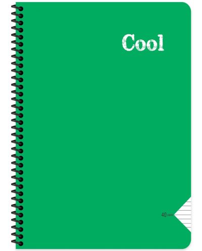 Τετράδιο Keskin Color - Cool, А4, φαρδιές σειρές, 72 φύλλα, ποικιλία - 2