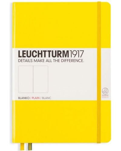 Σημειωματάριο Leuchtturm1917 Medium A5 - Κίτρινες σελίδες με κουκκίδες - 1