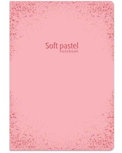 Τετράδιο Lastva Soft Pastel - А4, 52 φύλλα, φαρδιές σειρές, με 2 πλαίσια, ποικιλία - 2