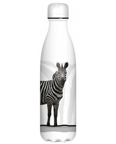 Θερμικό μπουκάλι Ars Una - Zebra, 500 ml - 1