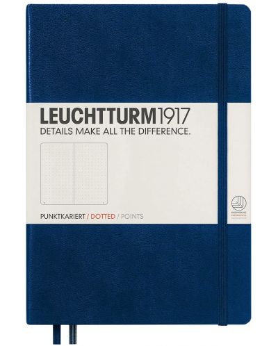 Σημειωματάριο  Leuchtturm1917 Notebook Medium А5 -Μπλε, σελίδες με κουκίδες - 1