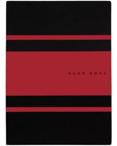 Σημειωματάριο Hugo Boss Gear Matrix - A5, σελίδες με γραμμές, κόκκινο - 1