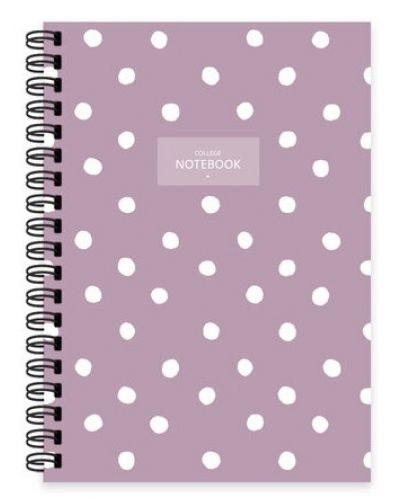 Σημειωματάριο  Keskin Color - Lilac, А6, 80 φύλλα, ποικιλία - 3