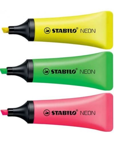 Δείκτης κειμένου Stabilo Neon - 3 χρώματα - 2