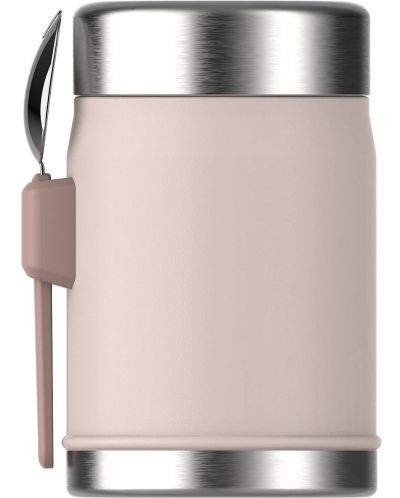 Βάζο θερμός για φαγητό с лъжичка Stanley The Legendary - Rose Quartz, 400 ml - 3