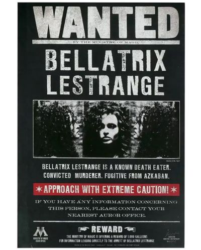 Σημειωματάριο CineReplicas Movies: Harry Potter - Wanted Bellatrix Lestrange,μορφή Α5 - 1