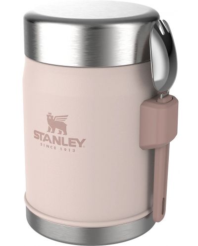 Βάζο θερμός για φαγητό с лъжичка Stanley The Legendary - Rose Quartz, 400 ml - 2