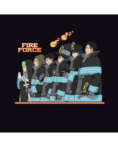 Κοντομάνικη μπλούζα ABYstyle Animation: Fire Force - Company 8 - 2