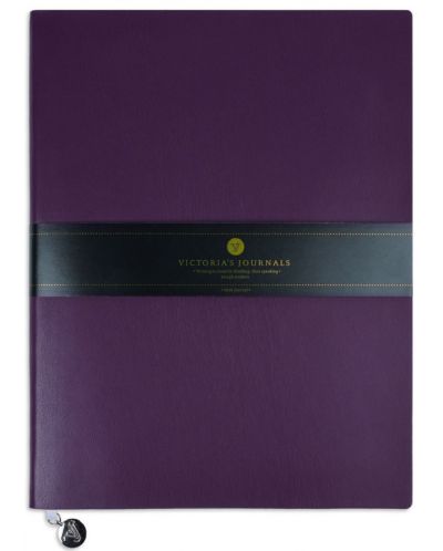 Σημειωματάριο Victoria's Journals Smyth Flexy -μωβ, πλαστικό εξώφυλλο, 96 φύλλα, В5 - 1