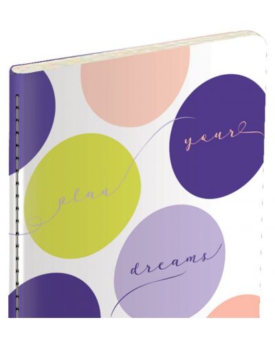 Σημειωματάριο Victoria's Journals Circle - Κάλυμμα πλαστικοποιημένο, διάστικτο, 48 φύλλα, В5 - 2
