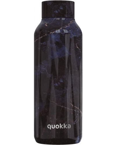 Θερμικό μπουκάλι Quokka Solid - Black Marble, 510 ml - 1