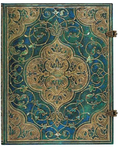 Σημειωματάριο Paperblanks Turquoise Chronicles - 18 х 23 cm, 72 φύλλα - 1