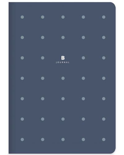 Τετράδιο Keskin Color - Bullet Journal, 80 φύλλα, τελείες, σκούρο μπλε - 1