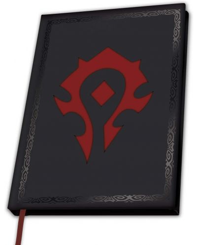 Σημειωματάριο ABYstyle Games: World of Warcraft - Horde Symbol, формат A5 - 1