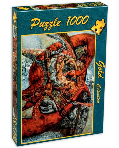 Παζλ Gold Puzzle 1000 κομμάτια - Το βάρος των παθών  - 1