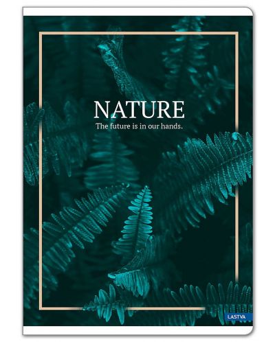 Τετράδιο  Lastva Nature - A5, 52 φύλλα, φαρδιές σειρές, ποικιλία - 4